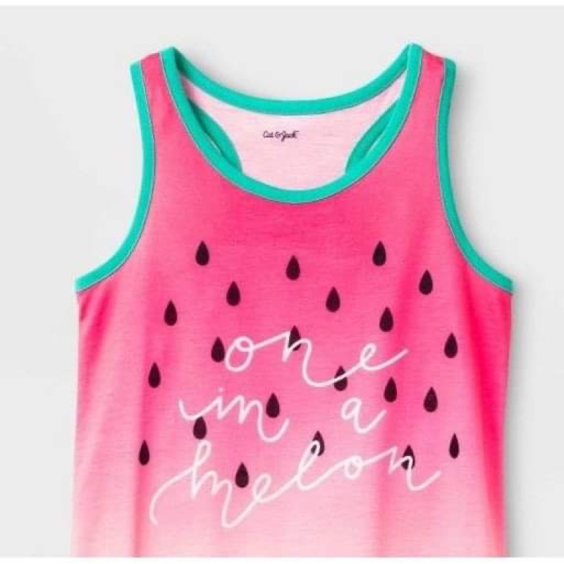 Váy dưa hấu xuông mặc nhà,đi ngủ,đi chơi bé gái cat&jack bé gái xuất dư xịn vnxk