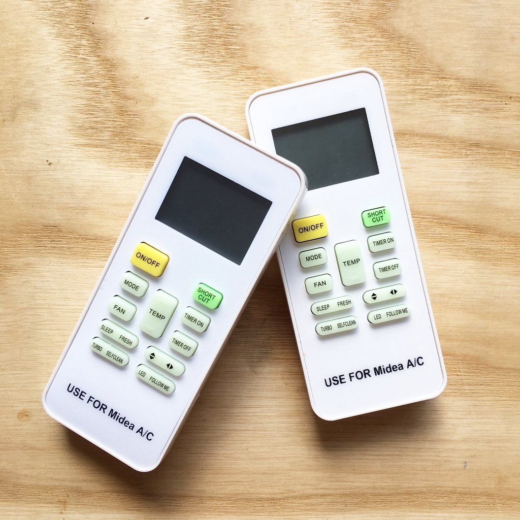 [SẴN HÀNG] Remote máy lạnh Midea [TẶNG KÈM PIN] Khiển remote điều hoà máy lạnh media