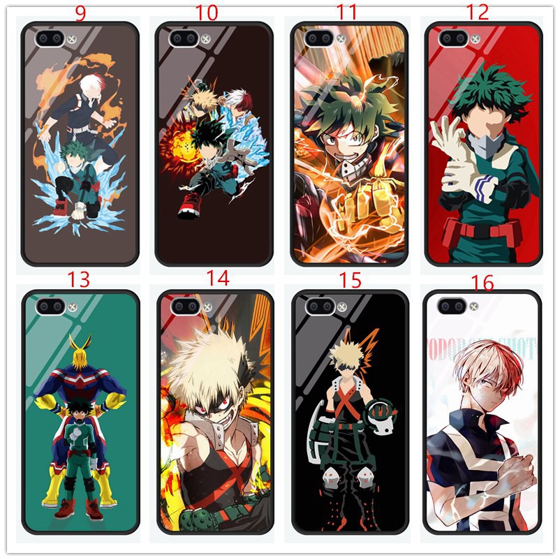 Ốp Điện Thoại Kính Cường Lực In Hình anime my hero Academy Cho redmi note 10 / redmi note 10 pro