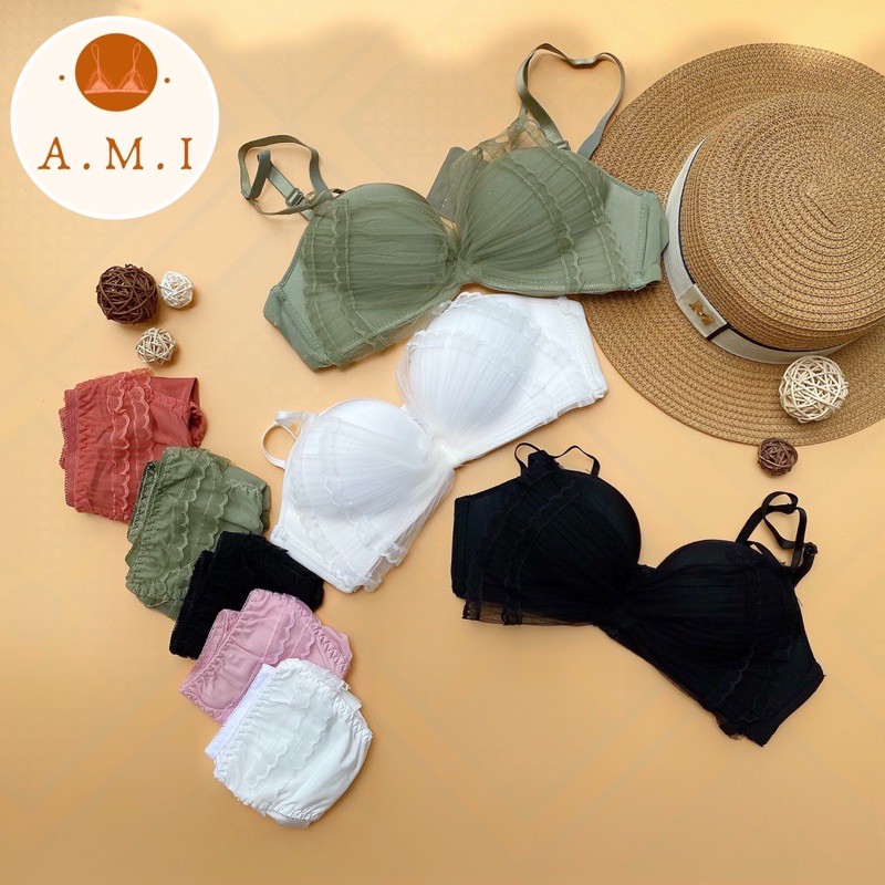 Bộ đồ lót có mút nâng ngực , set đồ lót - Ami chuyên sỉ | BigBuy360 - bigbuy360.vn