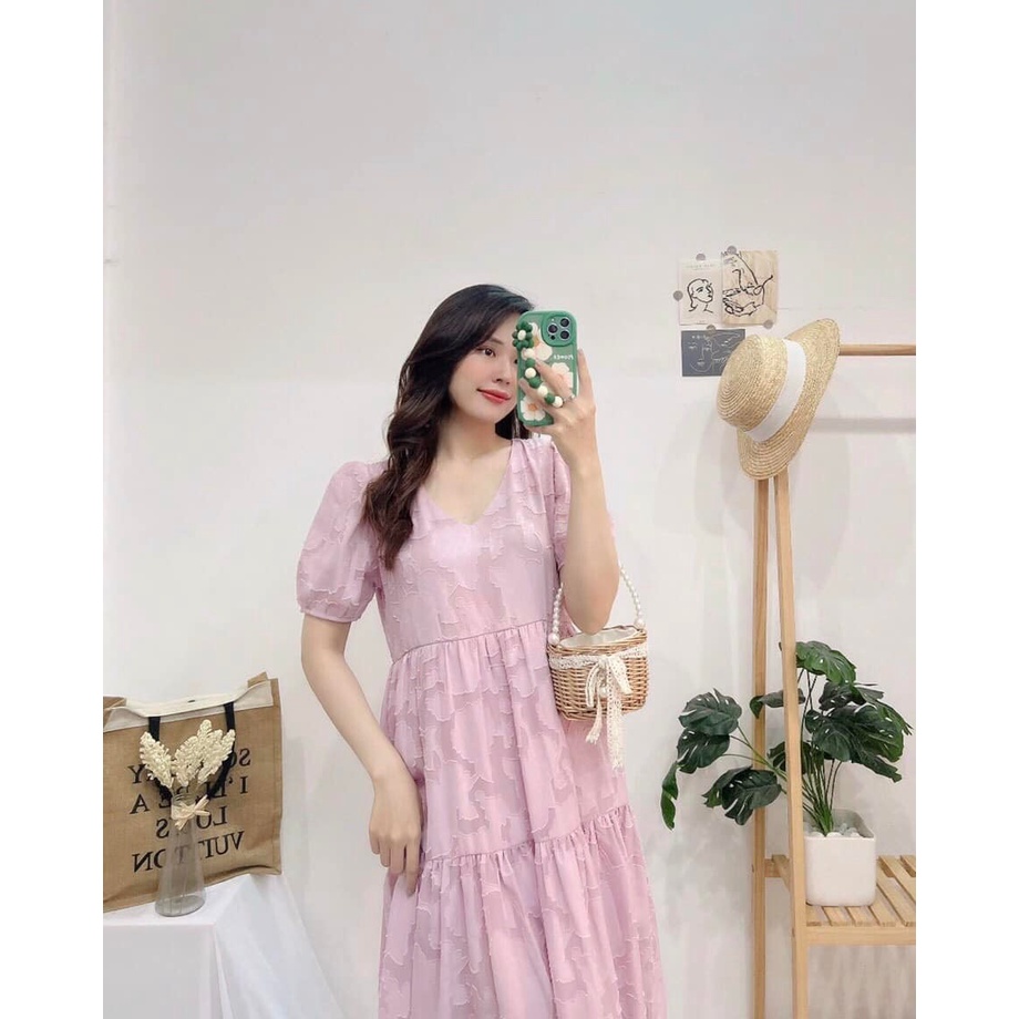 ĐẦM HOA BABYDOL DÁNG XÒE CỰC SANG TRỌNG-Hình shop chụp thật