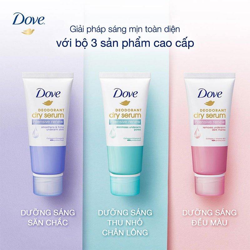 Kem Khử Mùi Dove Tinh Chất Serum Collagen Sáng Mịn 50ml