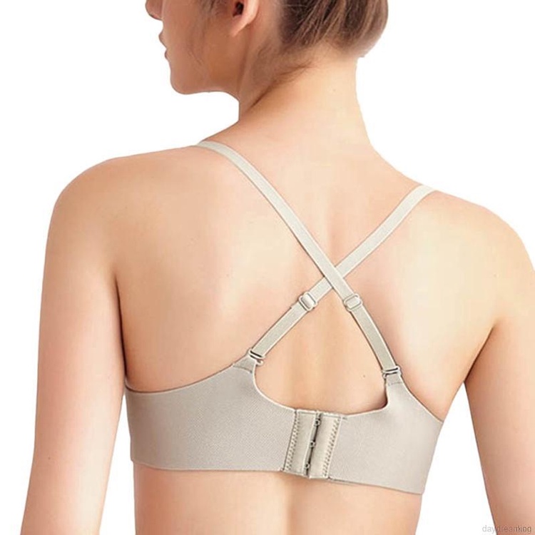 Áo bra su non đúc không gọng dây mảnh cài sau định hình vòng 1