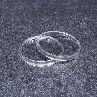 Round Coin Box Holder Plastic Storage Display Organize Cases