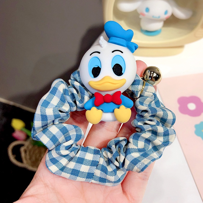 Dây Buộc Tóc Cao Su Bản Lớn In Hình Nhân Vật Hoạt Hình Disney