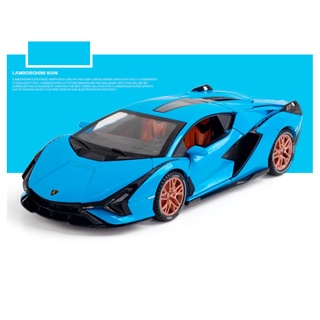 Mô hình xe ô tô Lamborghini Sian Tỉ lệ 1:24 CheZhi