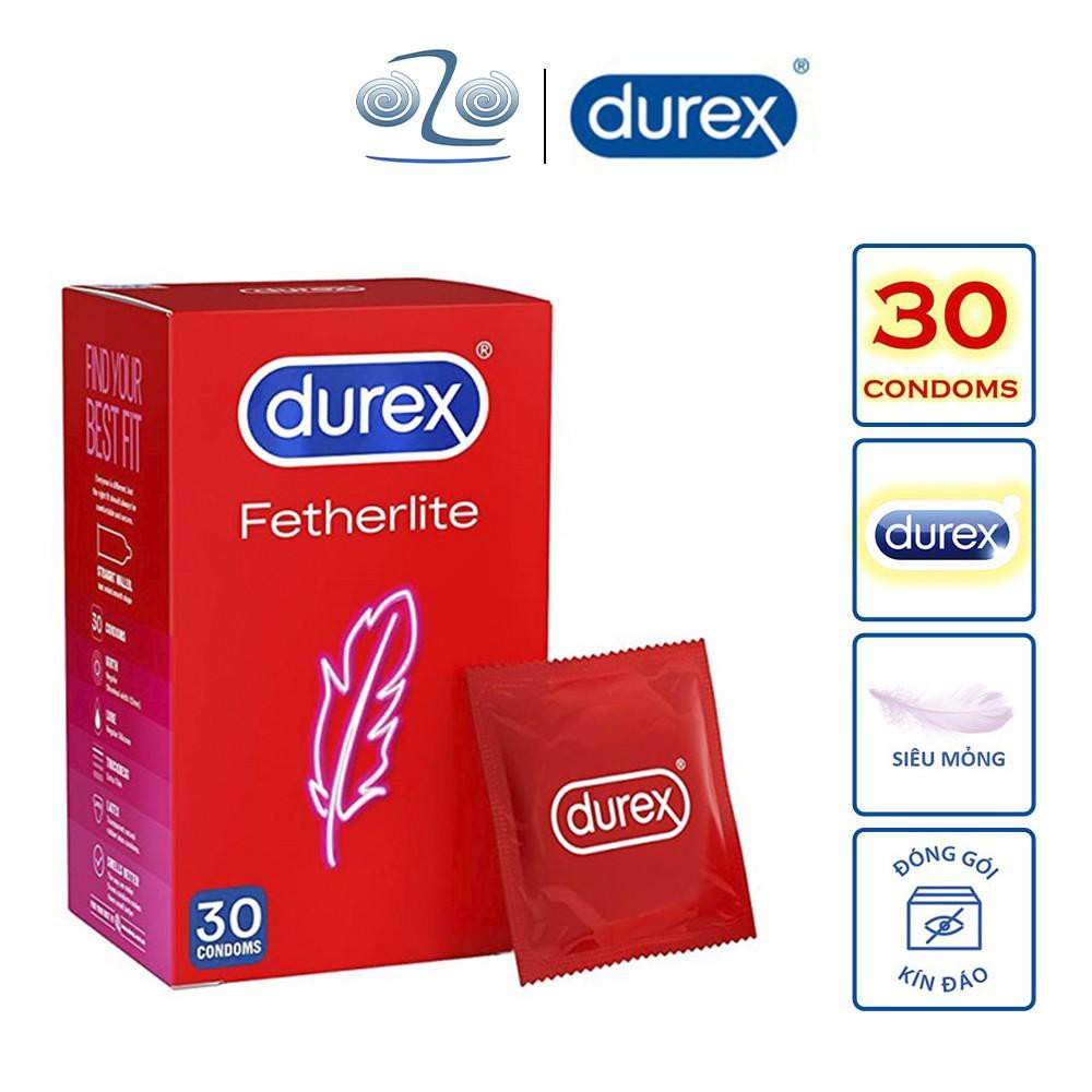 Bao cao su Durex Fetherlite siêu mỏng size 52mm