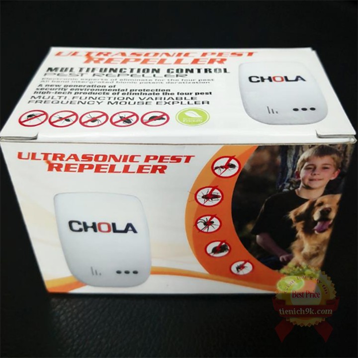 Máy đuổi muỗi ChoLa cao cấp không dây mini sóng âm phòng ngừa côn trùng