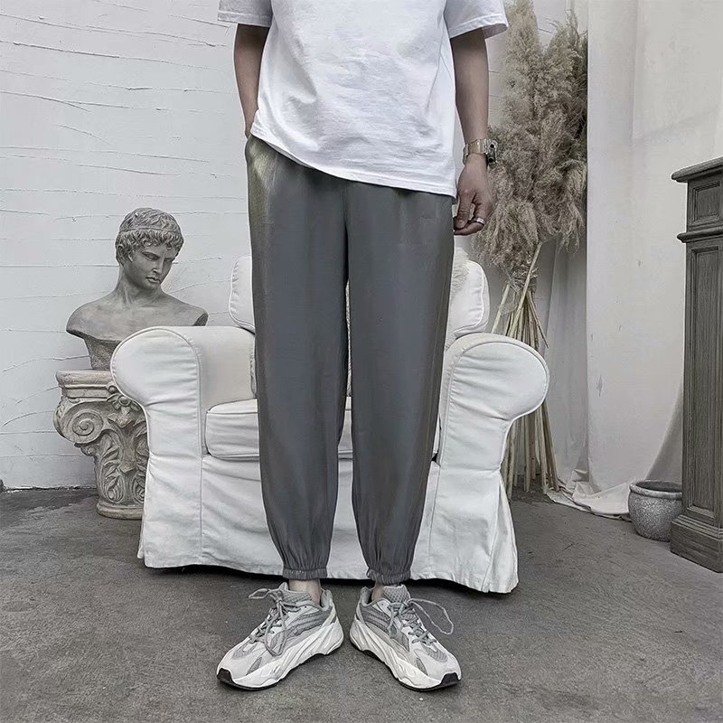 Men's Summer Solid Color Wide-Length Pants | BigBuy360 - bigbuy360.vn