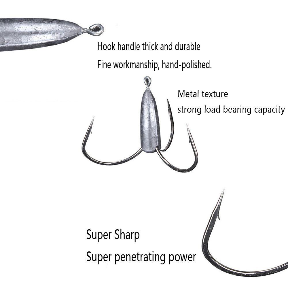 MUVAKO Chì Câu Cá Bằng Thép Carbon Chuyên Dụng