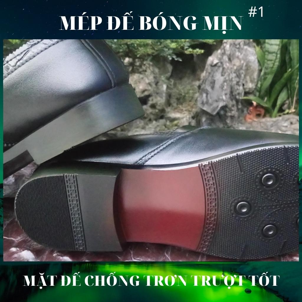 Giày da nam mã K251,kiểu giày lười nam công sở chất liệu da bò màu đen và nâu mận