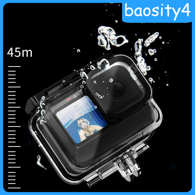 Vỏ Bảo Vệ Chống Nước Trong Suốt Cho Gopro Hero 9 - Màu Đen