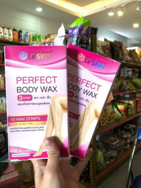 Giấy dán wax lông leskin perfect body wasd Thailand