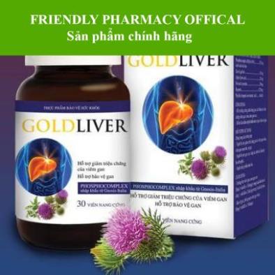 Goldliver – Viên uống hỗ trợ điều trị viêm gan, xơ gan (Hộp 30 viên)