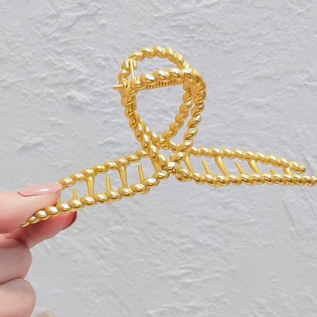 Kẹp Tóc Kim Loại Thiết Kế Mới Cỡ Lớn 2022 Phong Cách Hàn Quốc Cho Nữ