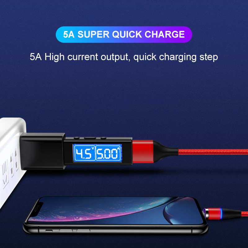 TBTIC Magnetic Charger Cable USB Type C For Samsung S20 S21 S8Plus For iPhone Mobile Phone Magnet Usb Charge Wire
