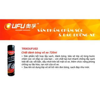 Bóng vỏ xe OUFU Hot Shine 720ml