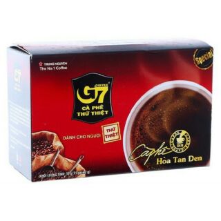 Cafe G7 hòa tan đen - 15g  × 2g