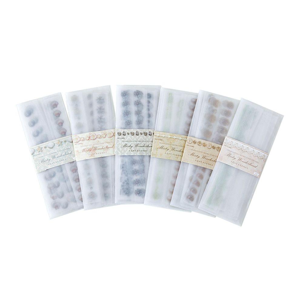 Mmluck Nhãn Dán Trong Mờ Dòng Fairyland Cổ Điển Trang Trí Sổ Tay Nhật Ký Album DIY