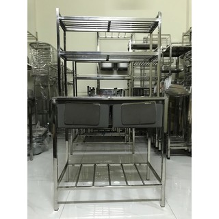 BỒN RỬA CHÉN INOX 304 MS8245-2T