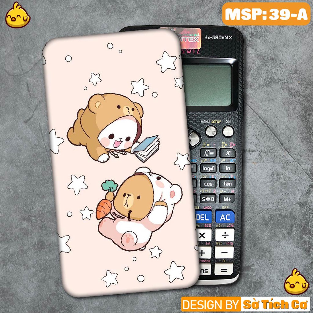 Miếng decal dán máy tính casio vinacal FX500 FX570 FX580 - 570ES 570EX 680EX hình Outfits MSP: MT37 đến MT39