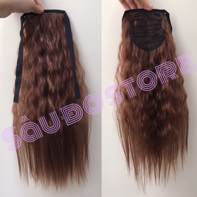 [TÓC GIẢ] ☀️FREESHIP50K☀️TÓC CỘT SÓNG XÙ DÀI 50CM