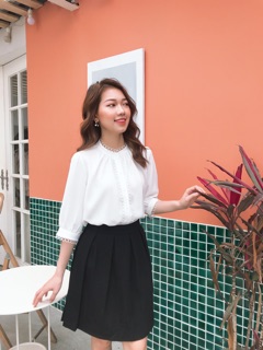 Áo sơ mi ren xu ( giá đã sale)
