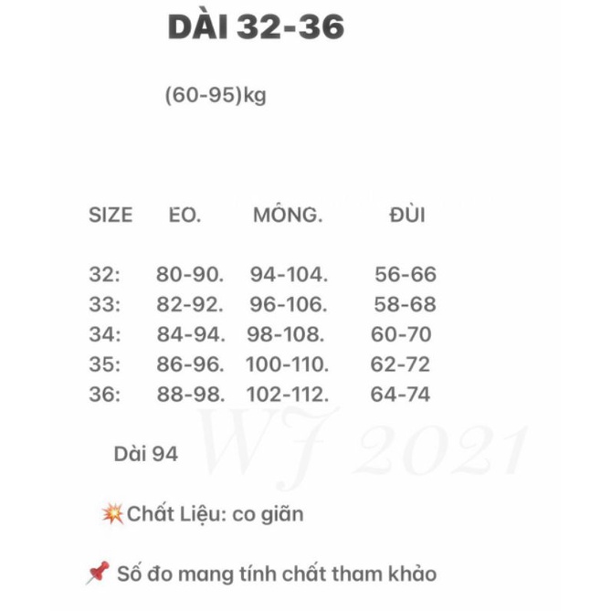 Quần jean giãn bigsize 60 đến 85 ký