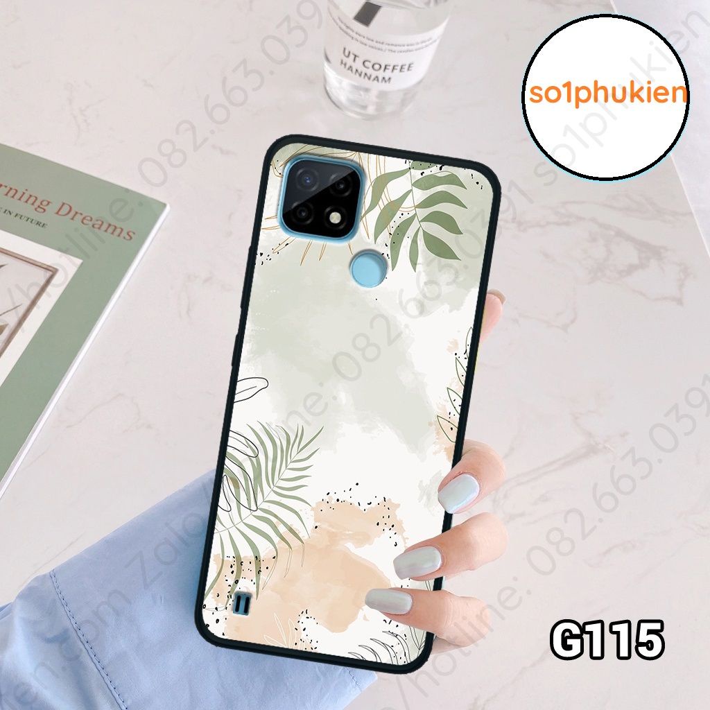 Ốp lưng Realme C21 C21Y C11 C12 C15 C20 C25Y in hình họa tiết vintage,basic,nhẹ nhàng