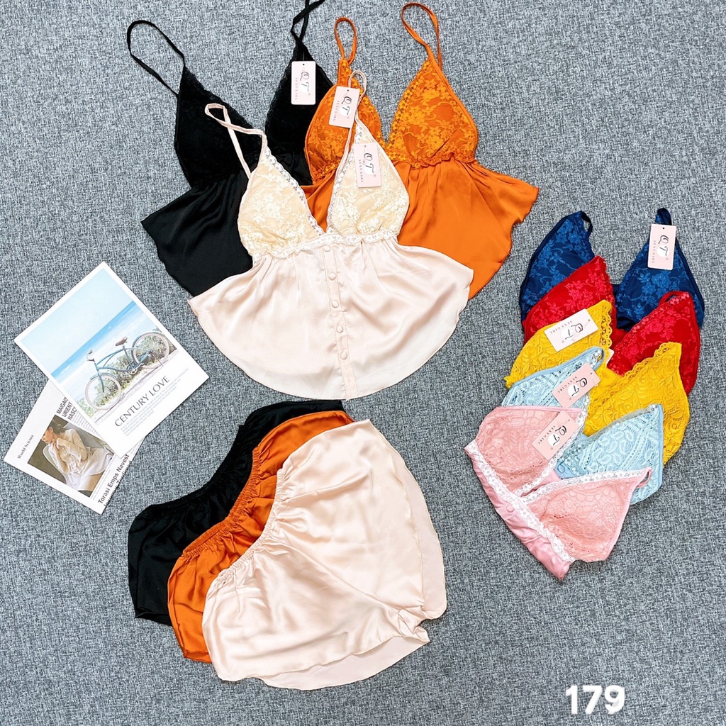 Đồ Ngủ 2 Dây - Đồ Ngủ Sexy Lụa Latin Mềm Mát Mặc Ngủ Thoải Mái Freesize - Linqu store