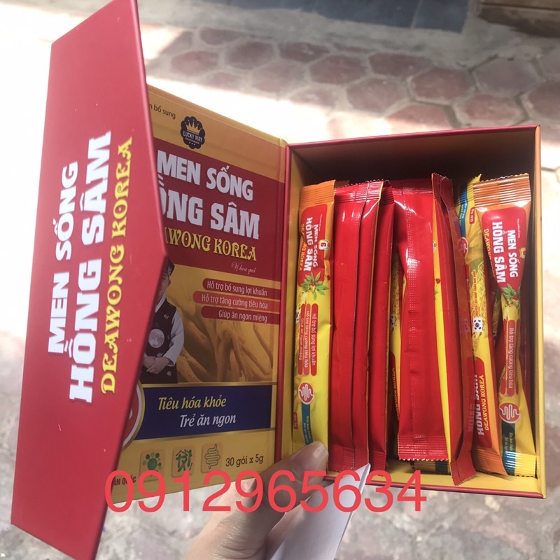 MEN SỐNG HỒNG SÂM DEAWONG KOREA Vị hoa quả hỗ trợ tiêu hoá tốt trẻ ăn ngon miệng tăng cân