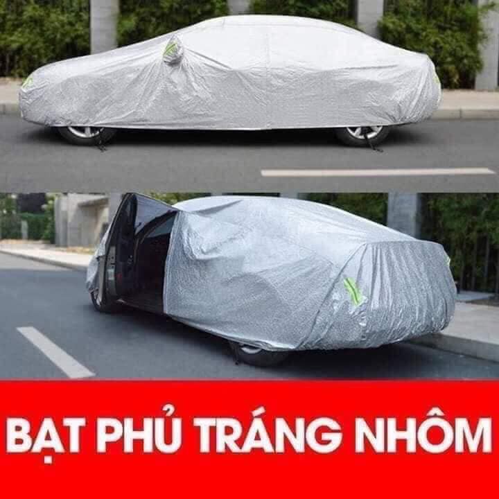 Bạt phủ  tráng bạc xe ô tô 5 chỗ bán tải loại đẹp