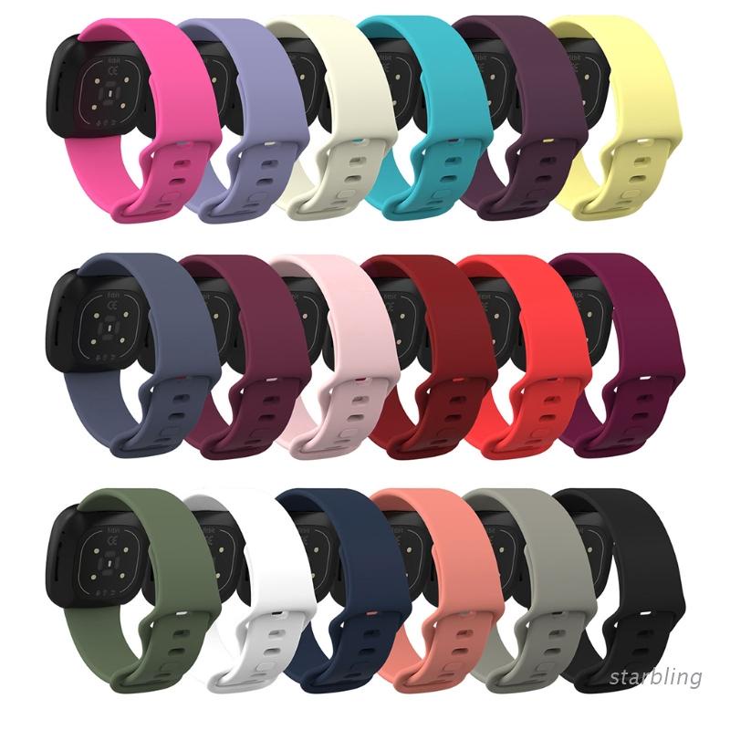 Dây Đeo Silicon Thay Thế Cho Đồng Hồ Thông Minh Fitbit Versa 3 Sense