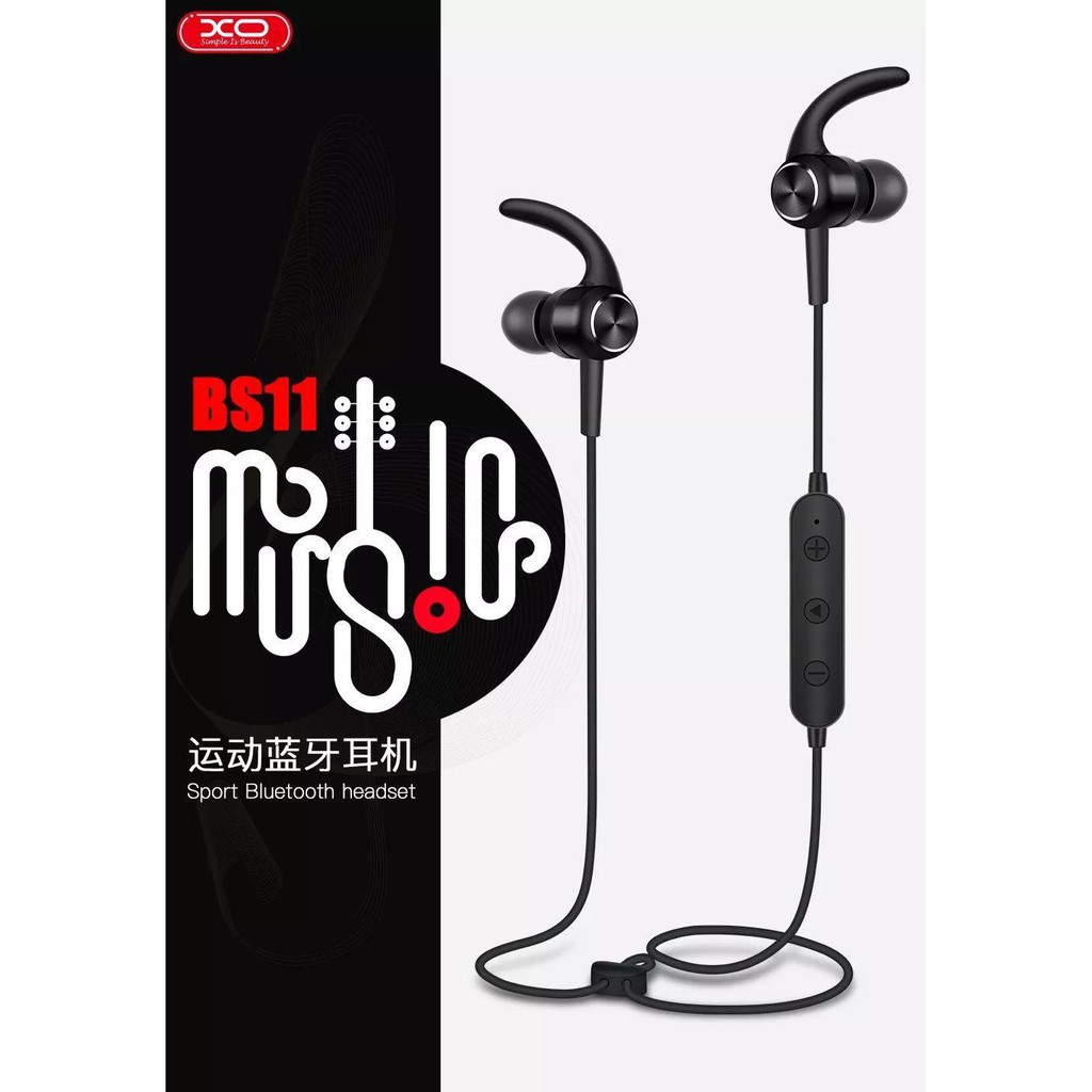 Tai nghe bluetooth thể thao XO BS11 Magnetic V4.2 pin dùng 6H liên tục