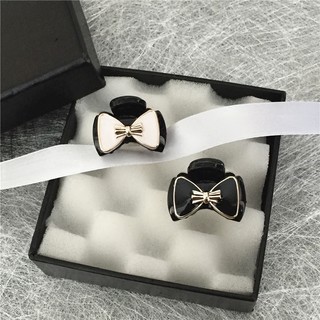Kẹp mái đính đá nơ - kẹp tóc hàn quốc - kẹp đỉnh