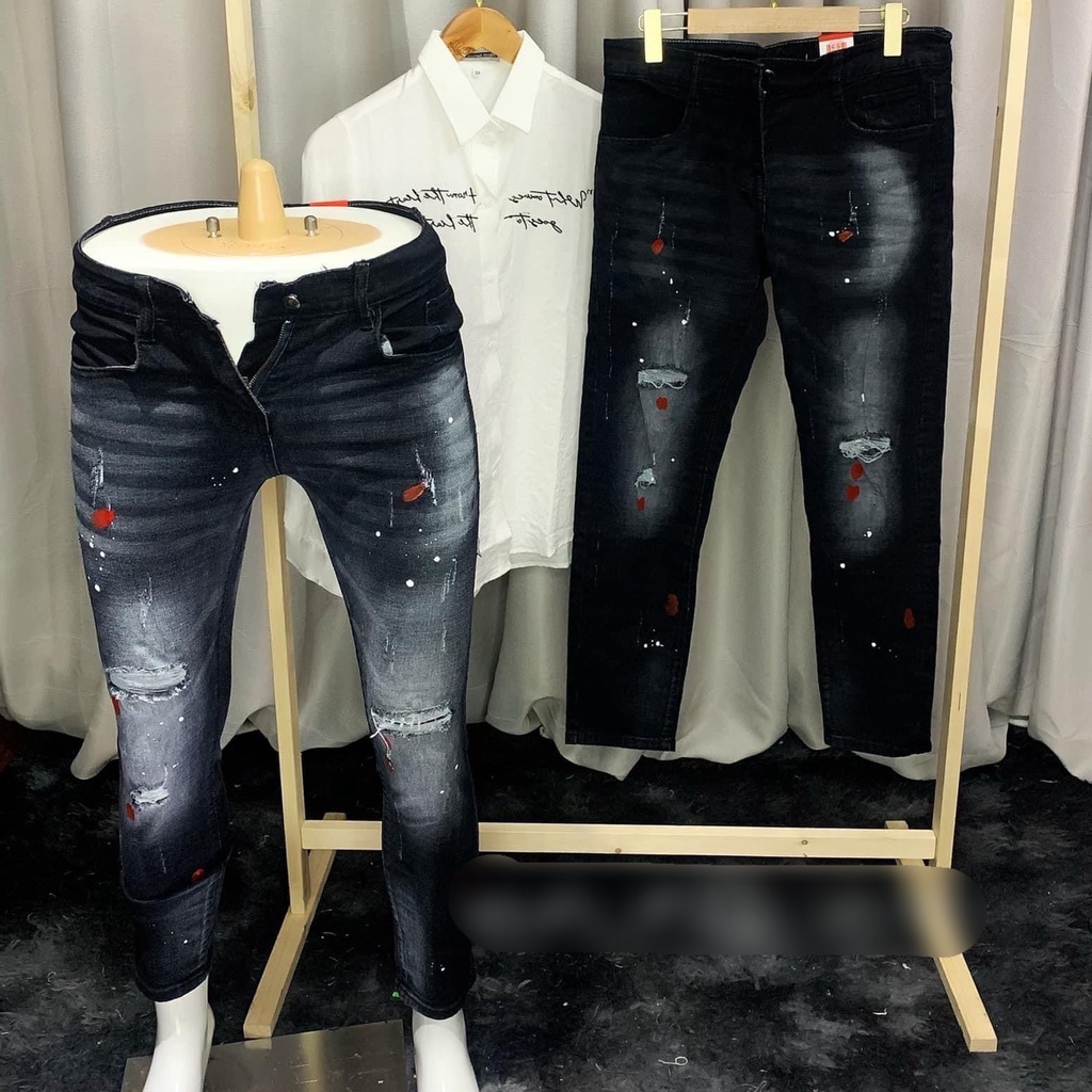 Quần jean nam xám trơn chất bò cao cấp co dãn 4 chiều đẹp from dáng skinny mẫu mới thời trang cao cấp beautiulgilr T58