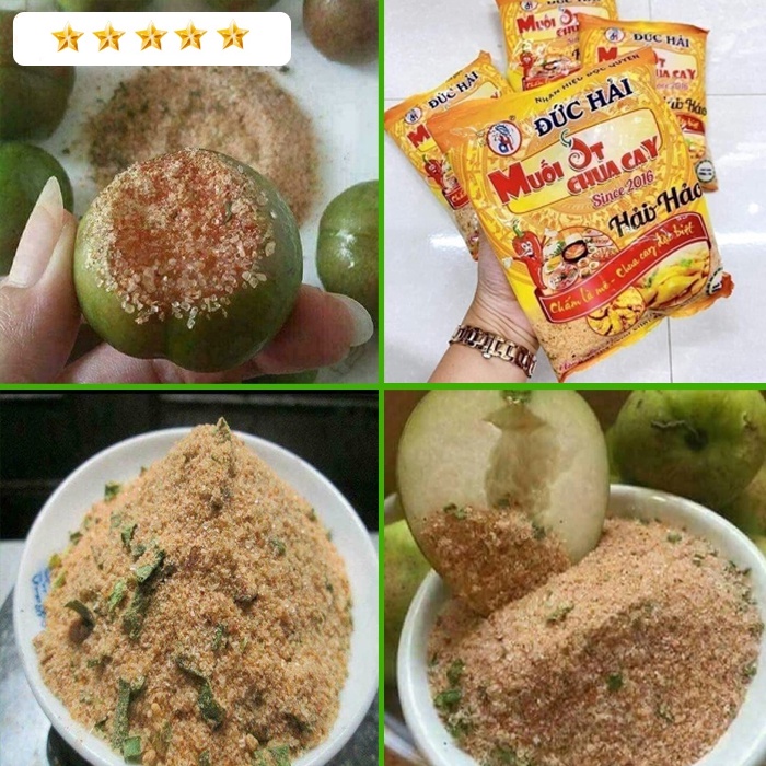 Muối Hảo Hảo, Muối Chấm Hoa quả - Hương Vị Tuổi Thơ - Chính Hãng Đức Hải 500gr