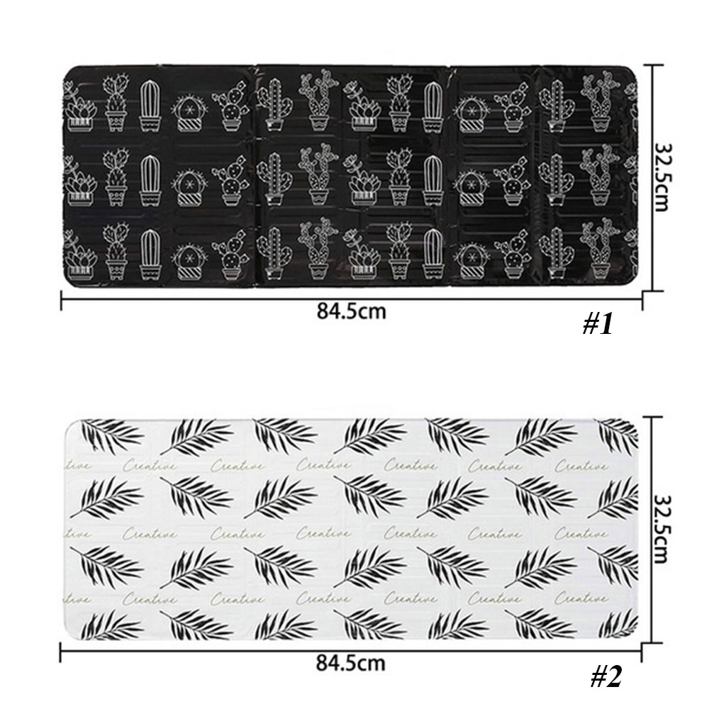 Tắm chắn chống bắn dầu che chảo chiên gấp được bằng lá nhôm dùng trên bếp nấu ăn