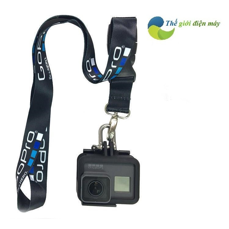 dây đeo camera hành trình, camera hành động gopro, dây đeo cổ gopro, dây đeo logo gopro, dây gopro