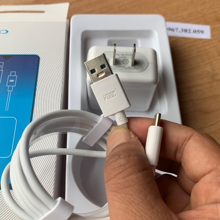 Bộ Sạc Oppo realme sạc nhanh R15 R17 VOOC 20W 5V 4A  Bảo hành lỗi 1 đổi 1