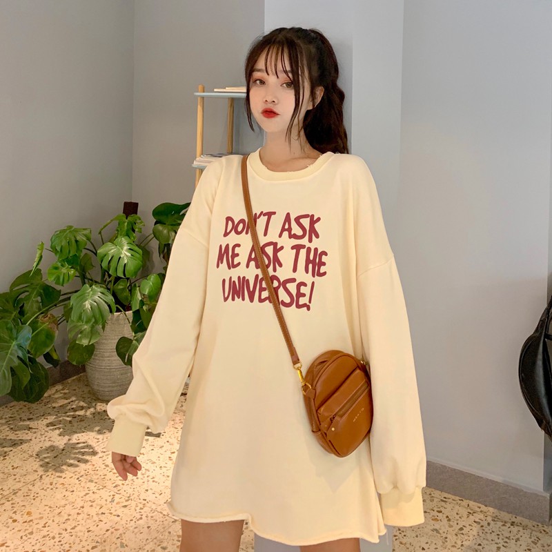 Ao thun tay dài form rộng DON'T ASK ME siêu nhẹ siêu thoáng mát HAXU03 B042
