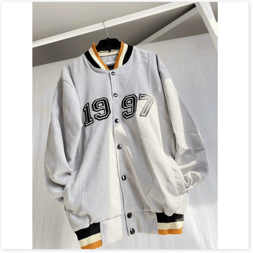 ÁO KHOÁC NHUNG NAM NỮ 1997 BOMBER UNISEX CHẤT LIỆU THOÁNG MÁT CHO MÙA HÈ KHÁNH AN STORE