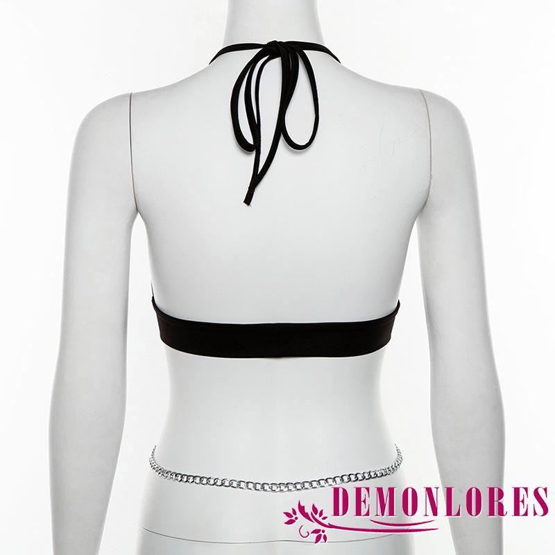 Áo Lửng Cổ Yếm Hở Lưng Quyến Rũ Gợi Cảm Dành Cho Nữ