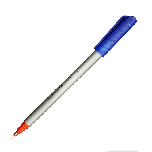 Bút gel bút nước cao cấp mực xanh + mực đỏ 2 đầu tiện lợi Officetex hàng nhập khẩu Ấn Độ 20 cây/hộp giá rẻ