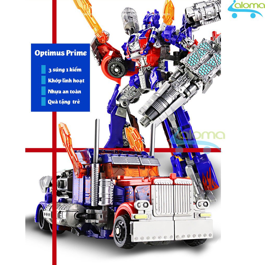 { Xả Kho Cắt Lỗ }  Robot biến hình ôtô Transformer cao 20cm mẫu Optimus Prime