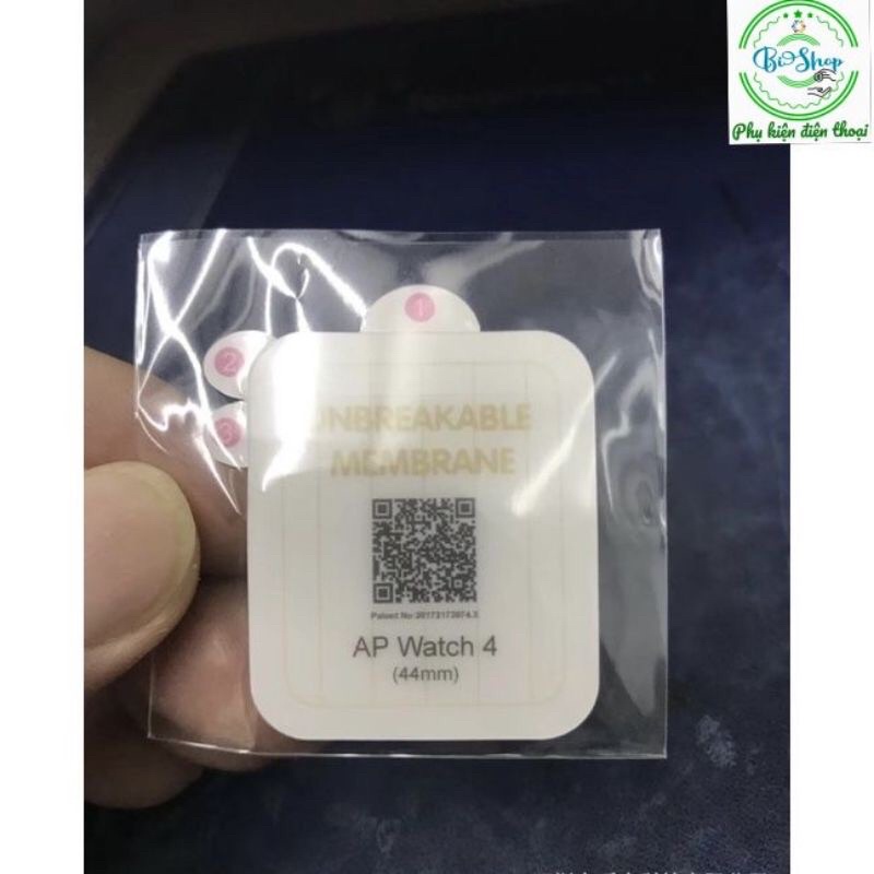 Miếng dán dẻo skin PPF tự phục hồi trầy xước cho Apple Watch size 38 40 42 44mm