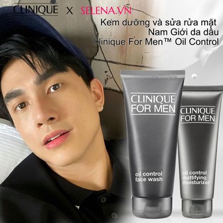 Bộ kem dưỡng và sửa rửa mặt Nam Giới da dầu Clinique For Men Oil Control