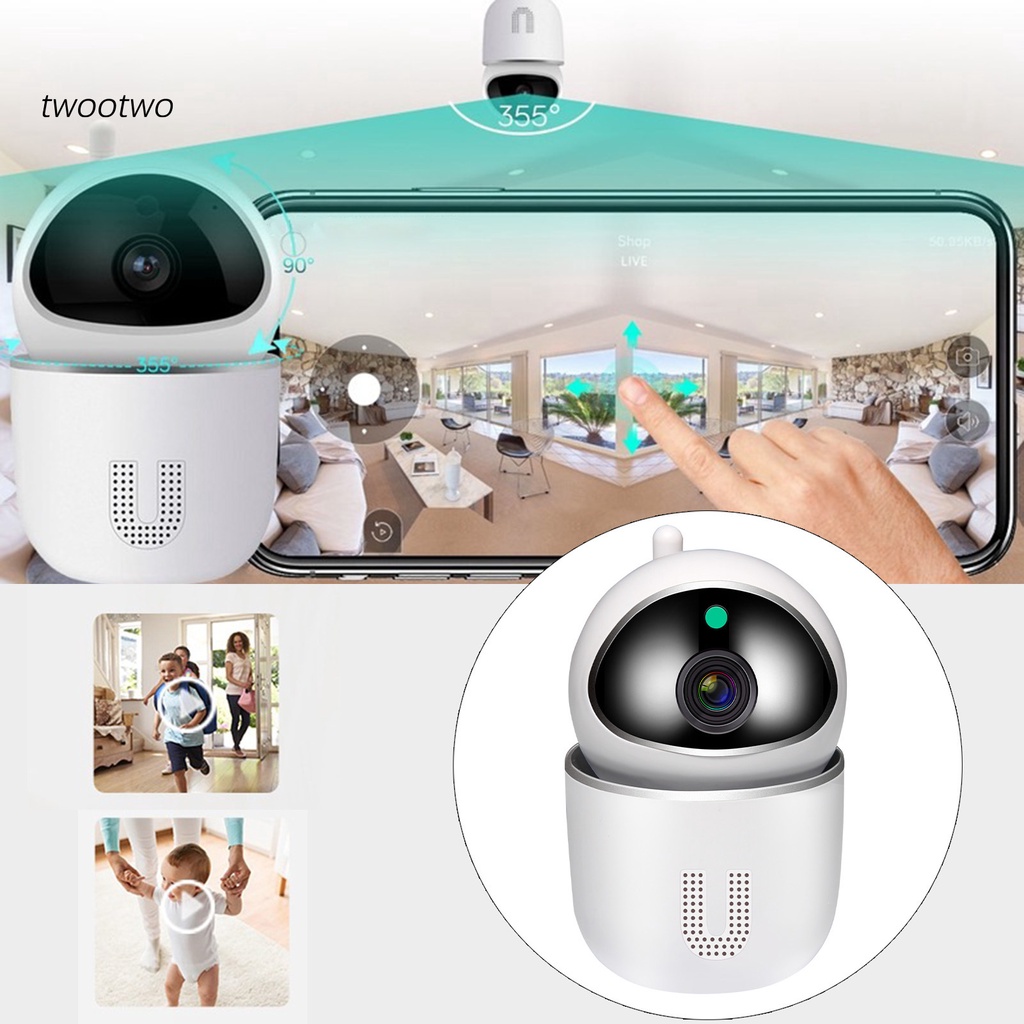 Webcam Haiotwo Không Dây Tích Hợp Đèn Led Tiện Dụng Cho Gia Đình