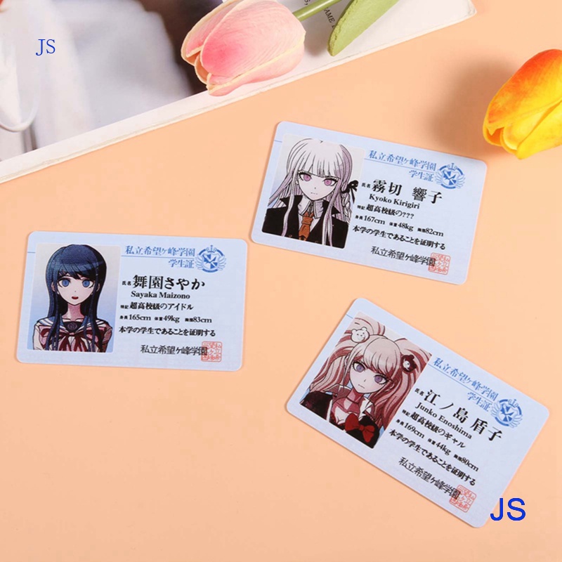 Thẻ ID Hình Nhân Vật Anime Danganronpa Cổ Điển