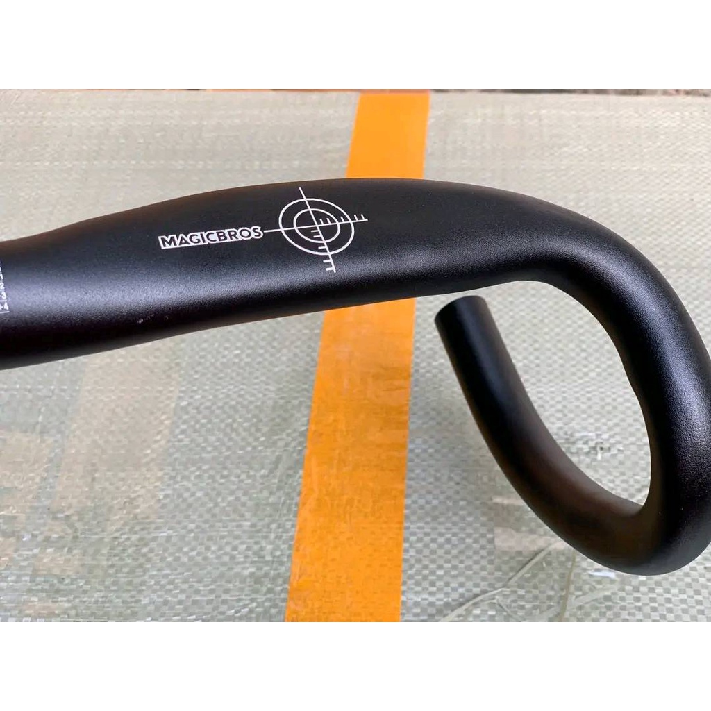 Ghi đông cong Magicbros bằng nhôm cho xe đạp thể thao